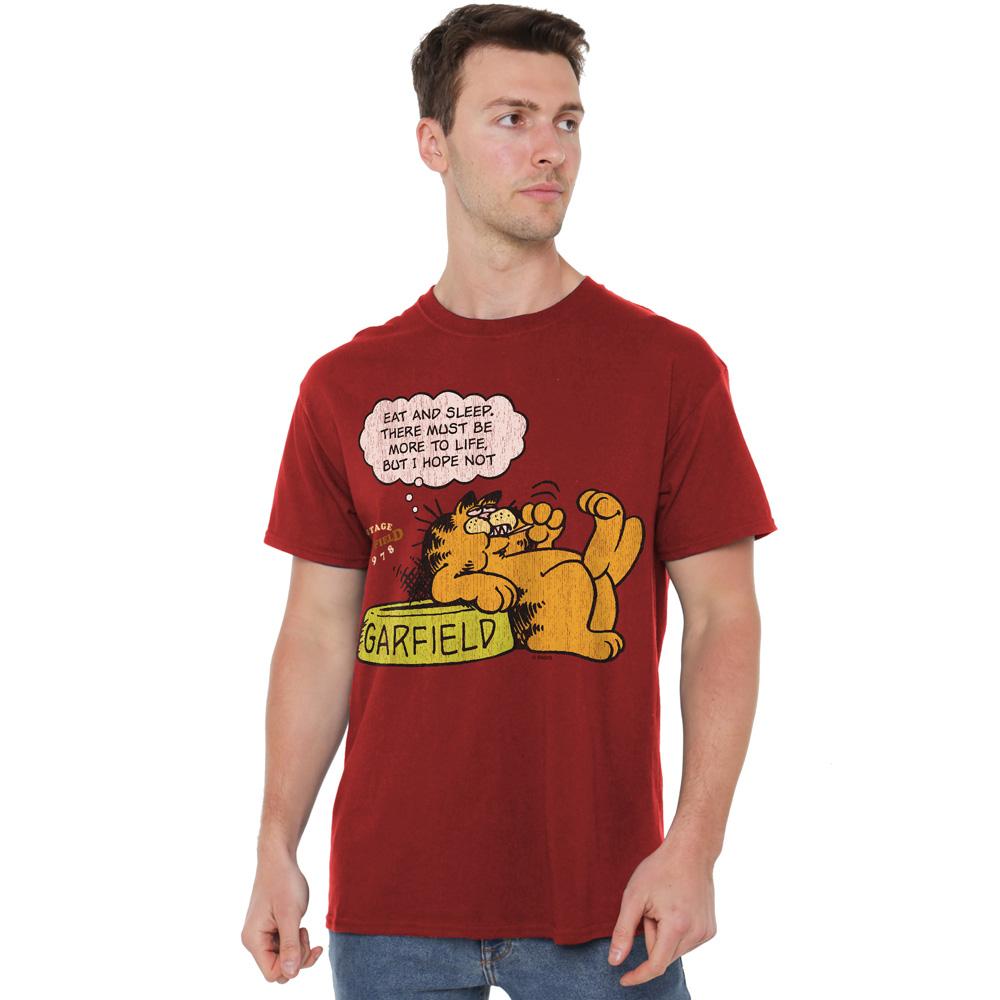Garfield Mens Eat & Sleep T-Shirt
