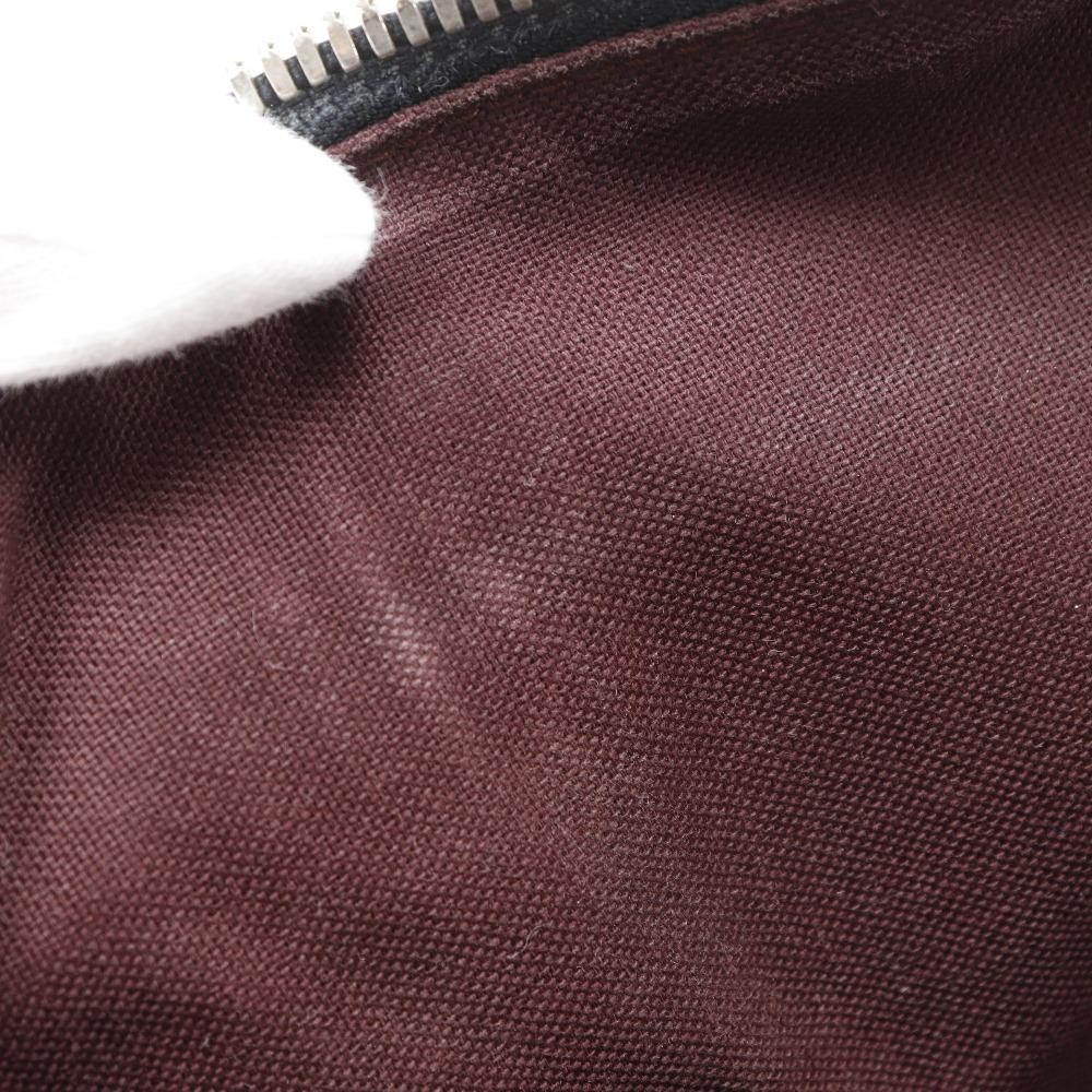 Louis Vuitton Kitan Tote Bag M40388 Monogram Macasa 2WAYShoulder Brown / Black Monogram Canvas Unisex Used