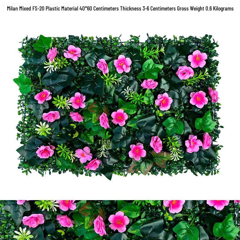 Künstliche Blumenwand für die Dekoration von Einkaufszentren im Freien