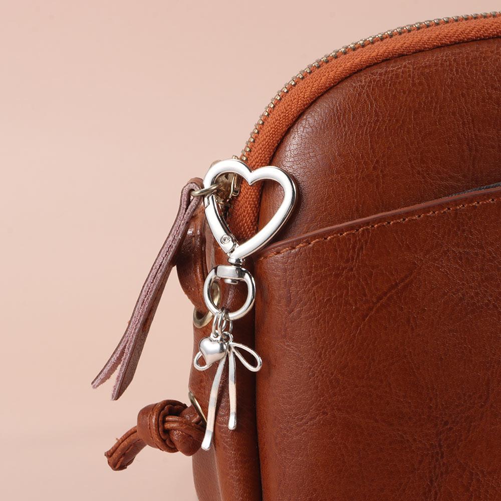 Charm Bag Accessories Lip Balm Bag Key Chain Stainless Steel Lipsticks Holder Protective Cover
