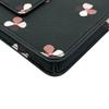Kate Spade Floral Pattern Dusk Buds Shoulder Bag Leather Black Women Used