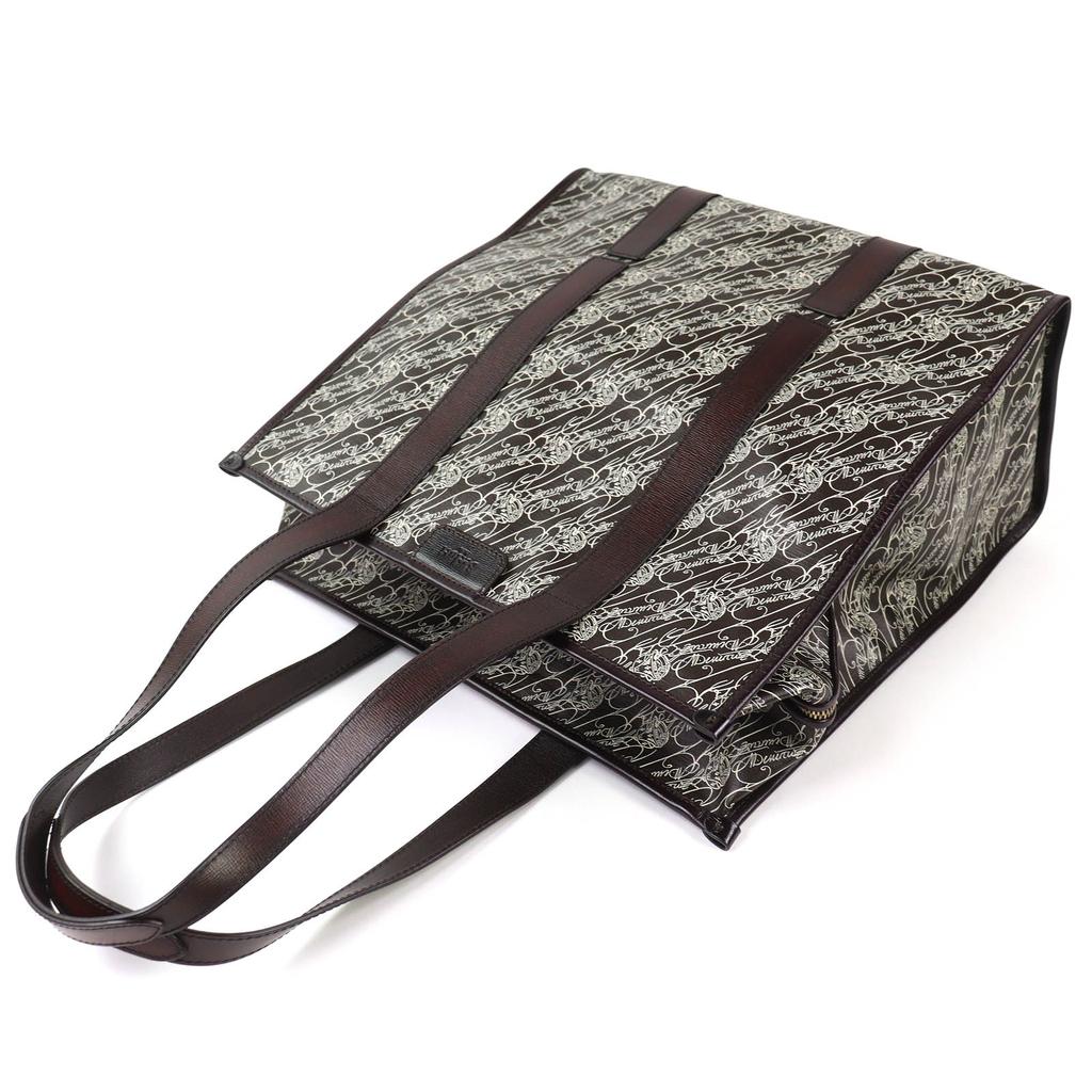 Excellent Berluti Tote Bag Cava de Voyage Toile Malbeuf Tote Bag Dark brown mens Used