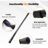 A65T-Universal 25" Long Flexible Crevice Tool With Removable Brush Head For All 1-1/4 In Or 1-3/8 In Vacuum Attachments