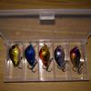 5 pezzi 3 cm Occhi Olografici 3D Mini Esche da Pesca Galleggianti Micro Esca per Bass Crankbait Amo Triplo