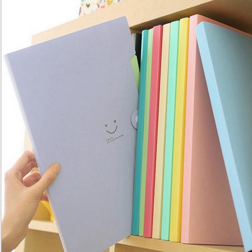 Office Stationery Carpetas File Folder 4 Layers Holder Expanding A4 Document Bag