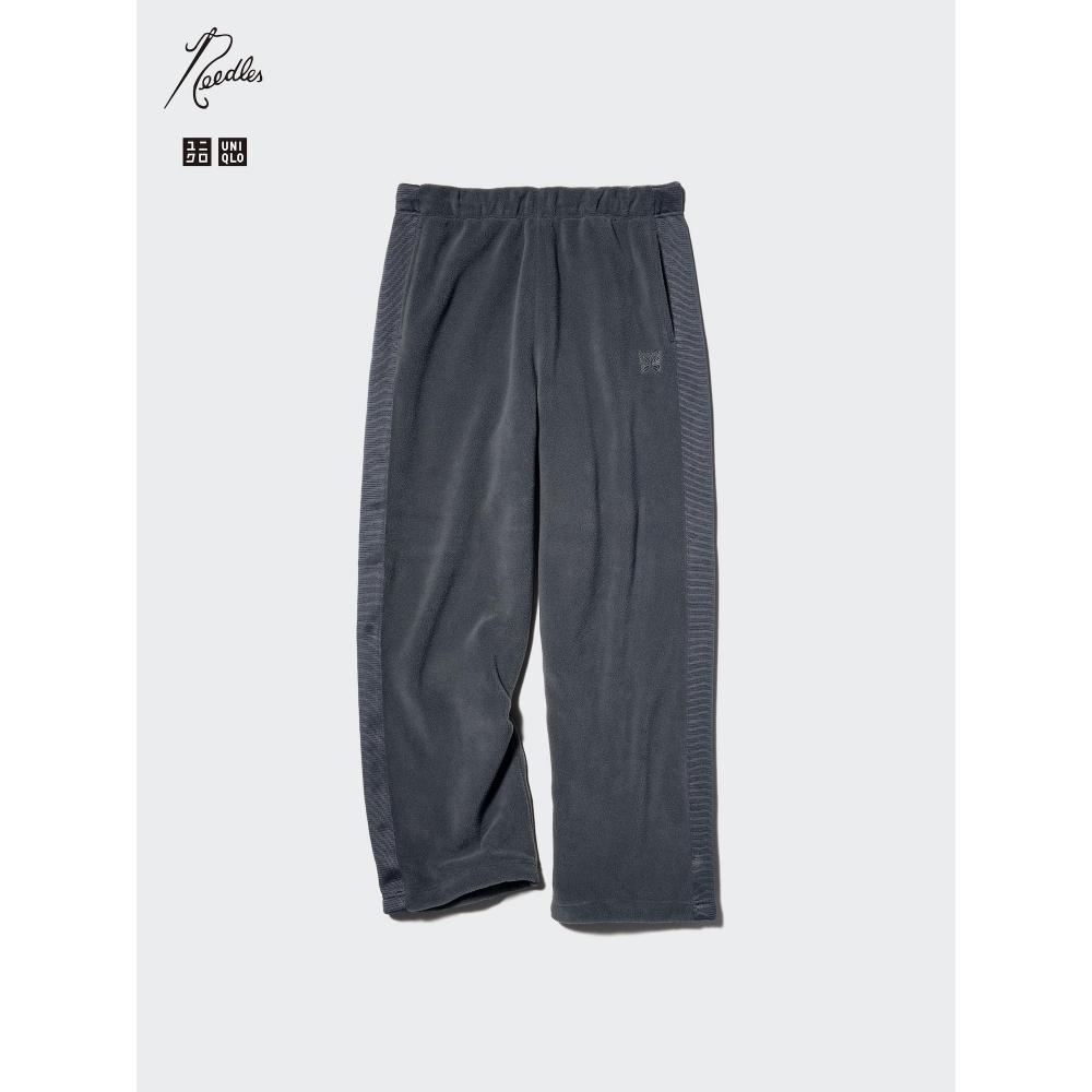 Uniqlo Fleece Wide Pants Long Length