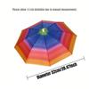 Portable Rain Umbrella Hat Foldable Outdoor Fishing Sunshade Waterproof Camping Headwear Beach Head Umbrella Hats Fishing Hat