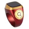 Smart Counter Ring with 0.49in Screen Support APP 20mm CNC Button Portable Intelligent Counting