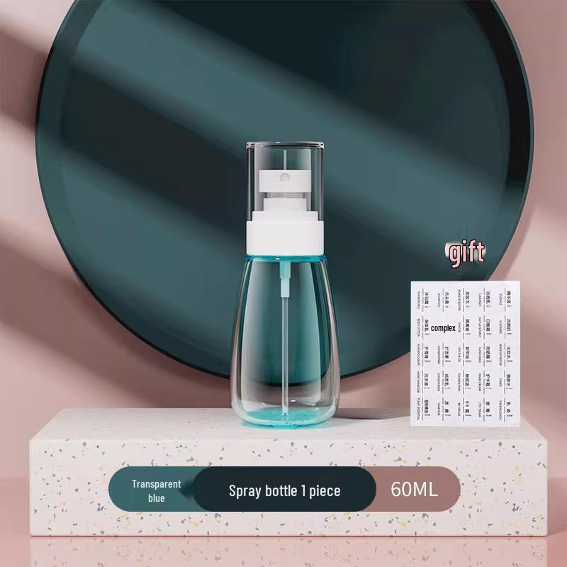 Travel-Size Ultra-Fine Mist Spray Bottle for Face Moisturizing and Alcohol Use