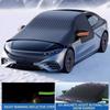 Universal Magnetic Car Window Snow Cover With Reflective Strips Waterproof Thicken Anti Freeze Four Seasons Windshield Cover