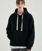 Layered String Tape Hoodie [Black]