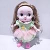 28cm Cute Doll with Cute Expression, Full Body Joints, Changeable Clothes, Girl Toy Gift