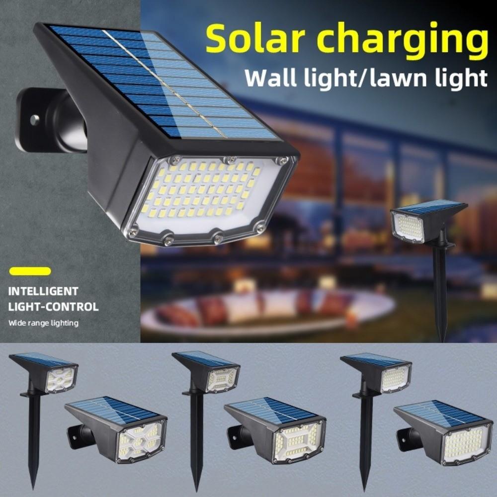 Adjustable Solar Flood Wall Lamp Solar Powered Landscape Spotlights Solar Panel Lights  Outdoor