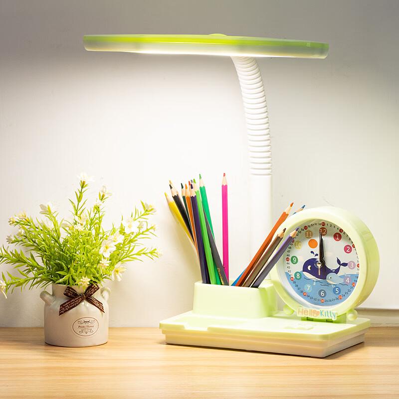 NuFeng Eye-Care Dimmable Desk Lamp with Clock