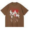230 Gsm 100% Cotton Gachiakuta V6 Riyo Black Print Unisex Heavy Cotton T Shirt