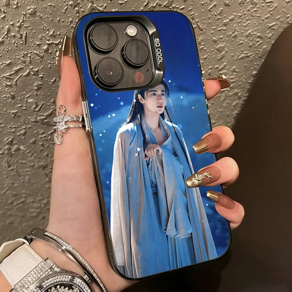 The TV  Pursuit-t of Jade Yan Zheng Phone Case For iPhone17,16,15,14,13,12,11 Plus,Pro Max,XS,Colored Silver Plated Inside Cover