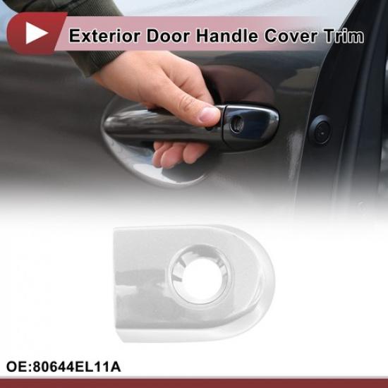 Exterior Door Handle Cover Trim No.80644EL11A for Nissan Versa 2007-2012 Silver