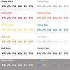 Pickup Tailgate ert Indent Sticker For Ford Ranger - New Car Decor Decals Vinyl Letter Cover Auto Tuning Accessories