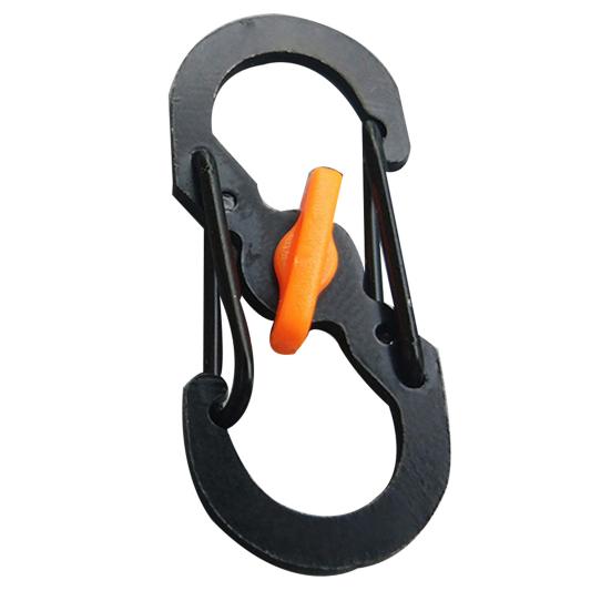 8-Shaped Outdoor Hook Buckle Snap Clip Mount Climbing Carabiner Chain Key Chain