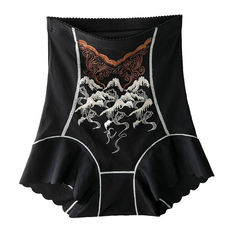 Big Size Female Spring and Autumn Abdominal Lift Hip Shaping Without Trace Antibacterial Briefs