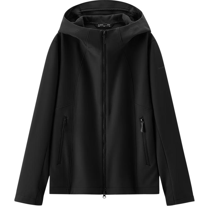 Semir Women's Hooded Fleece Water-Repellent Soft Shell Jacket