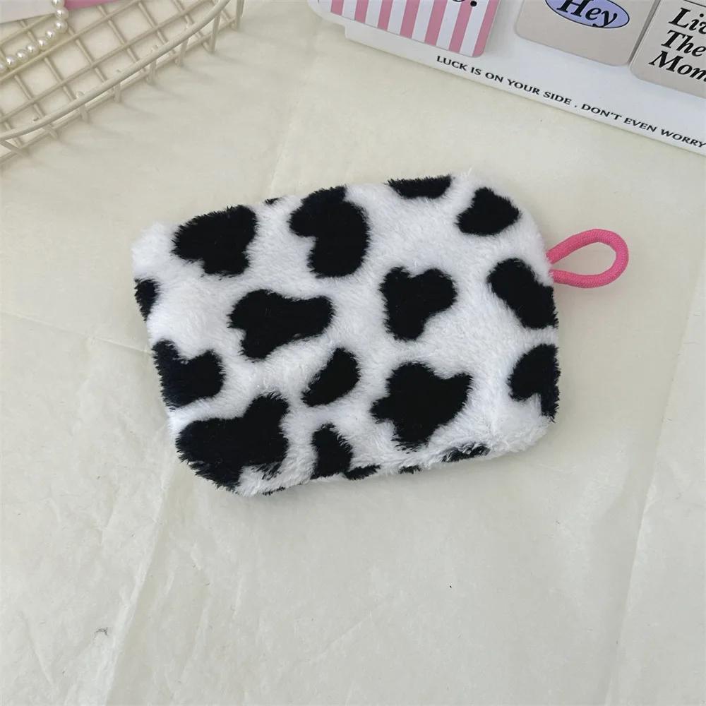 Red Green Floral Cute Women Wallet Mini Clutch Purse Coin Purse Cotton Bag Fresh Cute Card Bag Sanitary Napkins Bag Earphone Bag