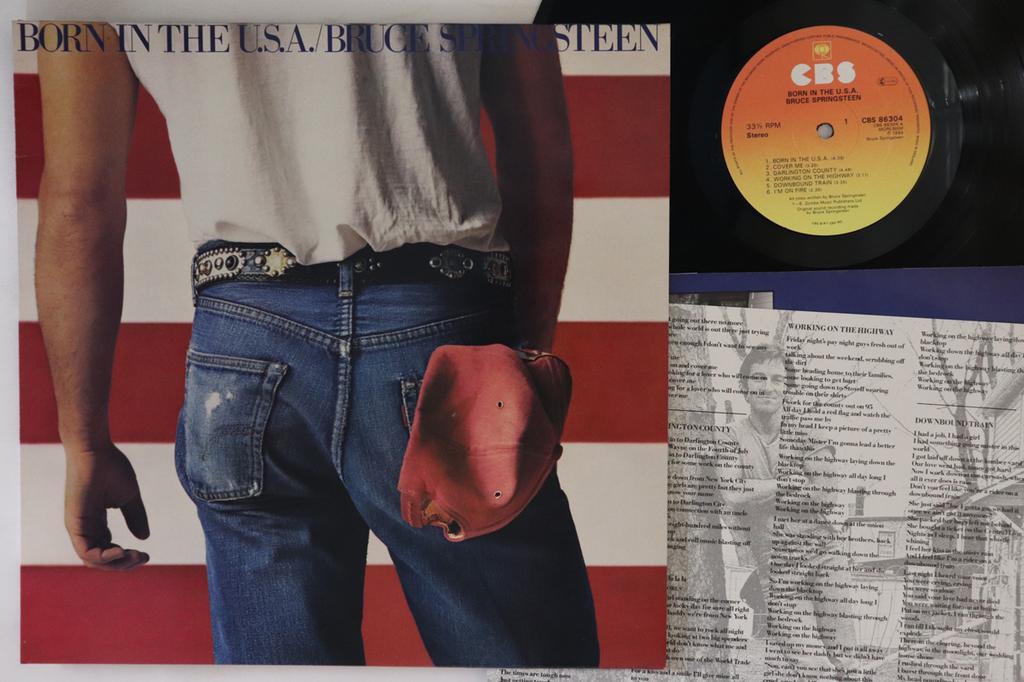 LP Record BRUCE SPRINGSTEEN - Born In The U.s.a. CBS86304 CBS 1984 UK Rock Used