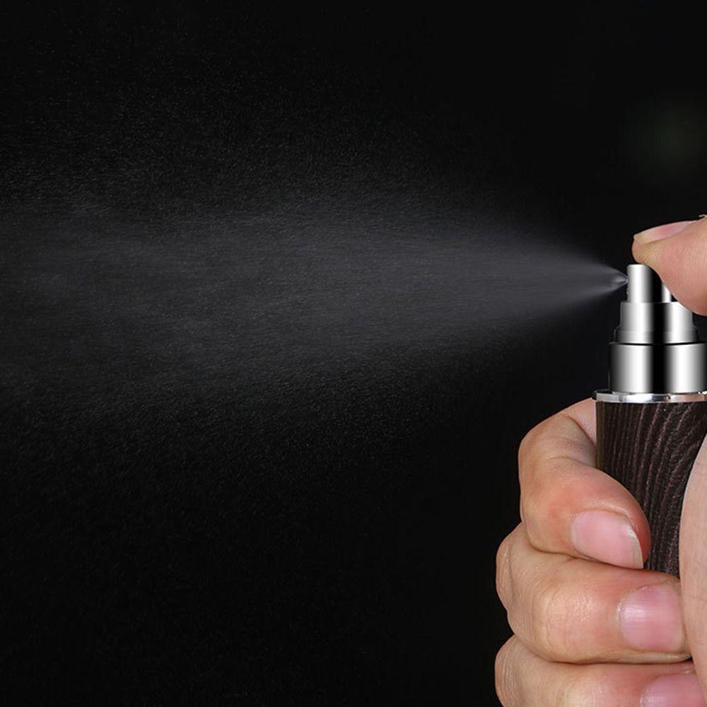 Wood Grain Spray Bottle 10ml Perfume Atomizer Bottle Ultra-fine Mist Fragrance Container Travel