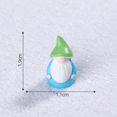 10Pcs Mini Resin Gnomes Statues Ornaments Random Color Cute Fairy Figurines For Miniature Garden