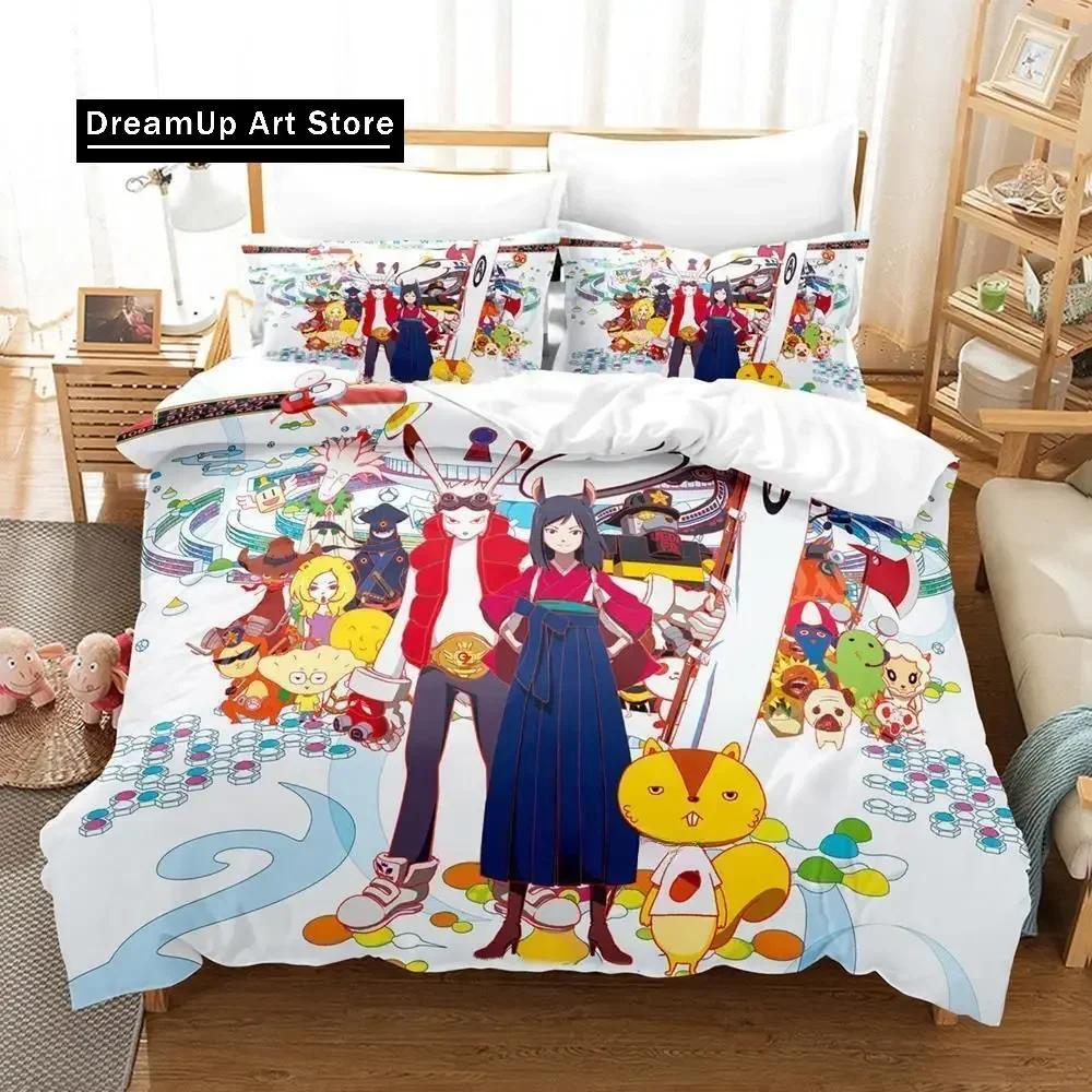 New Summer Wars Bedding Set Single Twin Full Queen King Size Bed Set Adult Kid Bedroom Duvet Cover Sets Cool Anime Bed Sheet Set