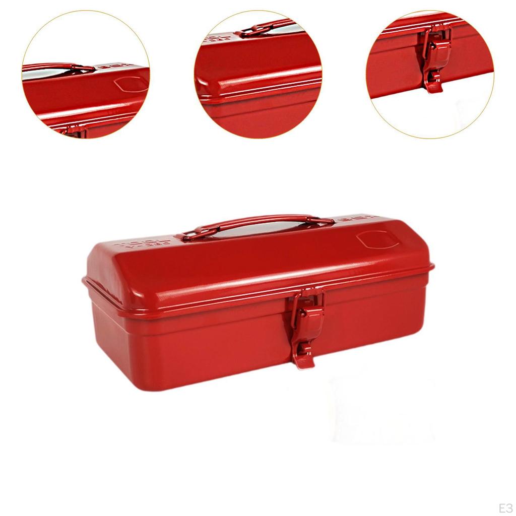 Heavy-Duty Portable Tool Chest with Secure Locking Mechanism