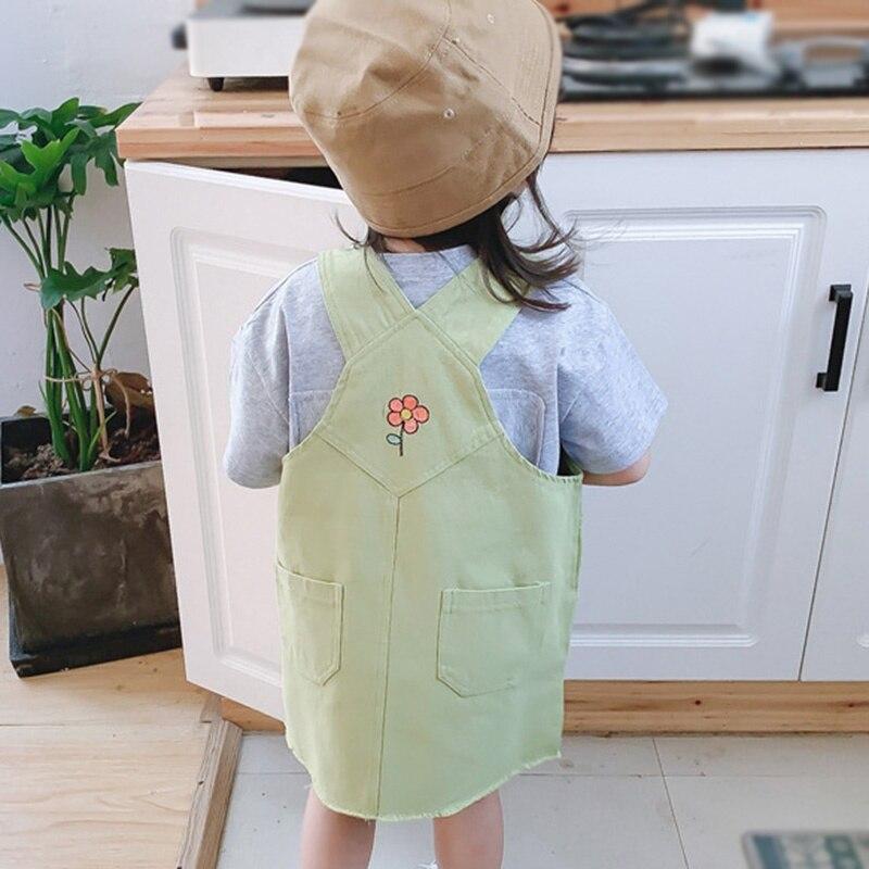 Kids Girls Straight Overall Short Skirt 