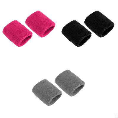 3 Pairs Sports Basketball Badminton Unisex Sweatbands