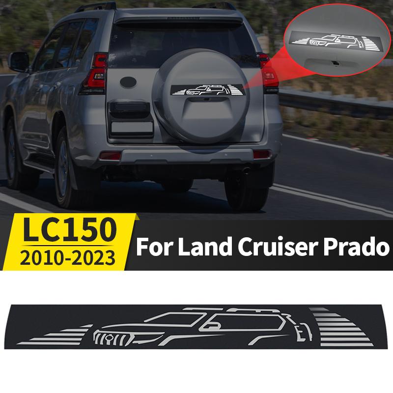 For Toyota Land Cruiser Prado 150 2010- Spare Tire Reflective Sticker LC150 FJ150 Exterior Modification Accessories