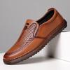 Pantofi Bărbați Cusuți Manual din Piele Naturală Tip Slip On Business Formal Ocazie Nuntă Petrecere Încălțăminte Timp Liber Oficial Pantofi de Bord