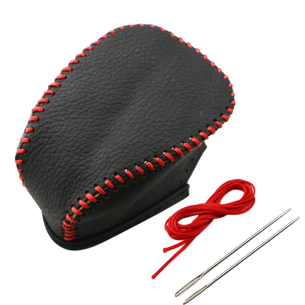 

Кожаные автомобильные воротники переключения передач Color My Life для Infiniti QX50 QX70 QX80 EX FX35 37 G37, защита ручки переключения передач Red Line