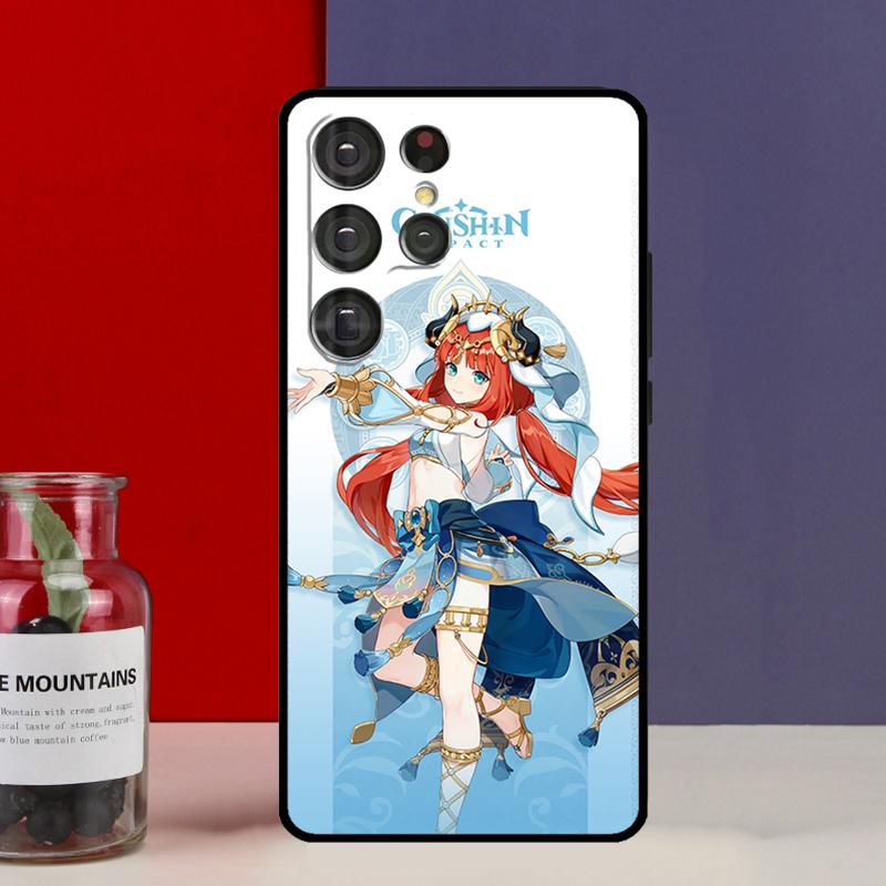 Genshin Impact Nilou Funda Case For Samsung Galaxy S25 Ultra S9 S10 S20 FE S21 S22 S23 Plus S24 Ultra Phone Cover