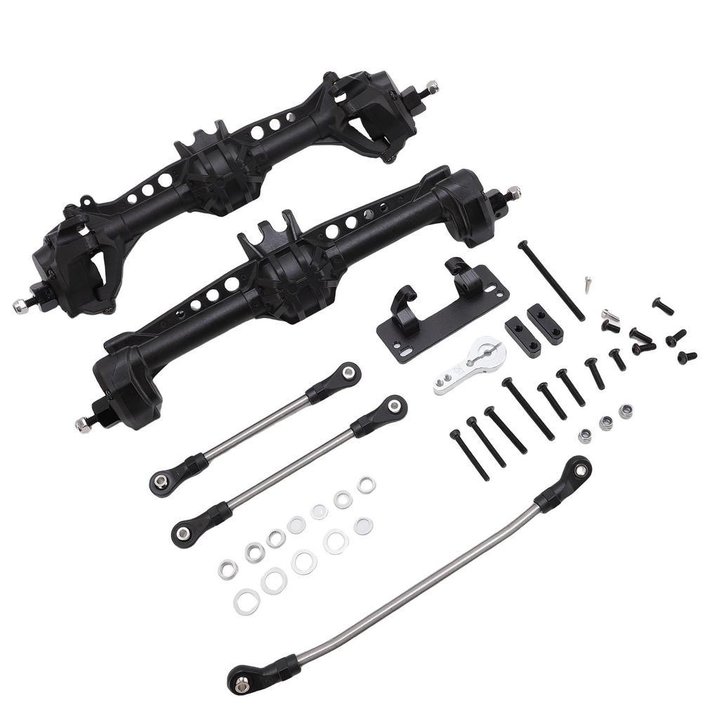 Front and Rear Axle Replacement for   SCX10 II 1Celsius10 Scale RC Crawler Upgraded Axle Set