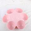 Cats Bowl for Indoor Cats 6 Tilted Bowls for Food and Water Anti Slip Bottom Relief of Whisker Fatigue Blue Pink Yell