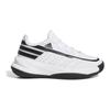 Adidas Front Court Anti Slip Wear Resistant Low Top Children's Basketball Shoes White Black Sneakers ID8597