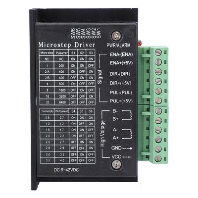 TB6600 4A DC9‑42V Stepper Motor Driver for 42 57 86 Stepping Motors for Nema17 Single Axes Phase