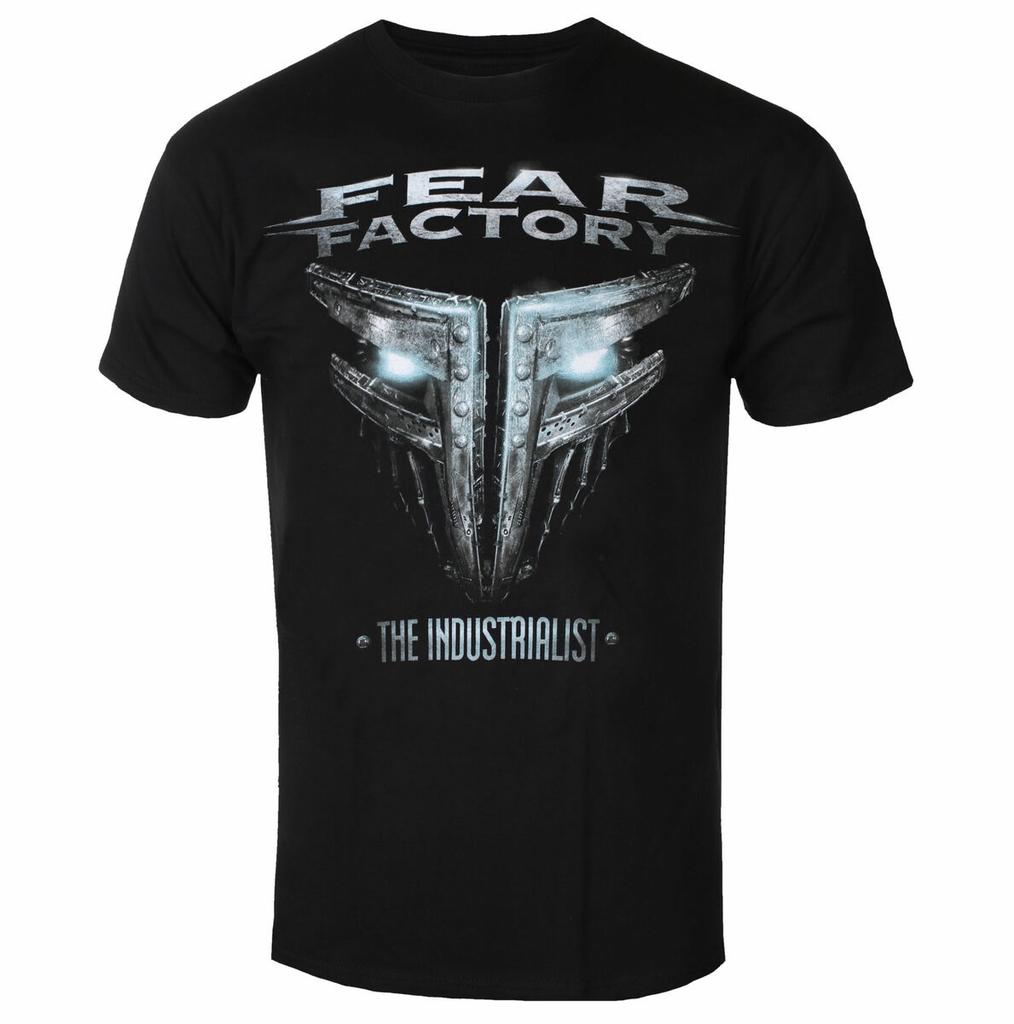Fit Fear Factory Graphic Cotton Band Tshirt Unisex Summer Short Sleeve Fashion Brand Tee Luxury Casual Vintage Tees