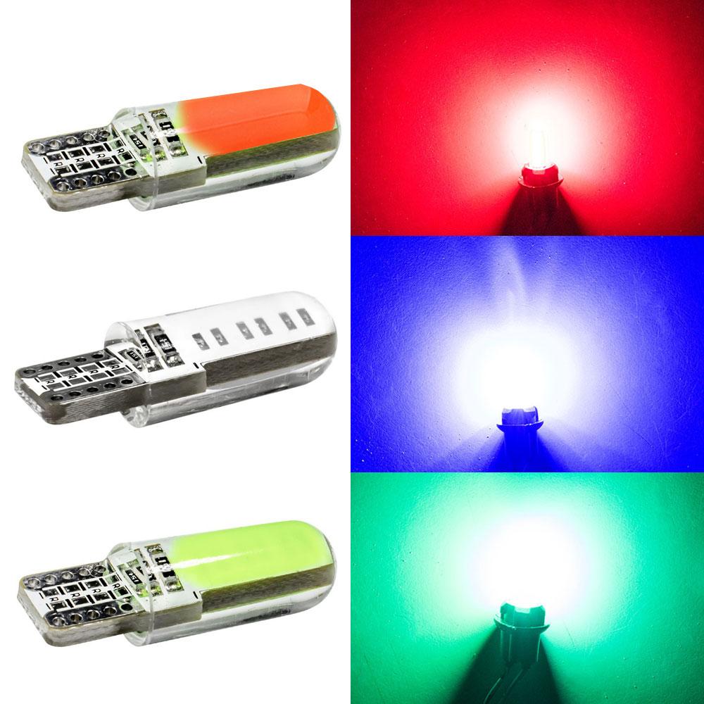 10pcs Universal W5W 501 T10 Car Lights Led Bulbs COB 12V Smd Decorative Light Side Bulbs Car Lights Interior Accessories