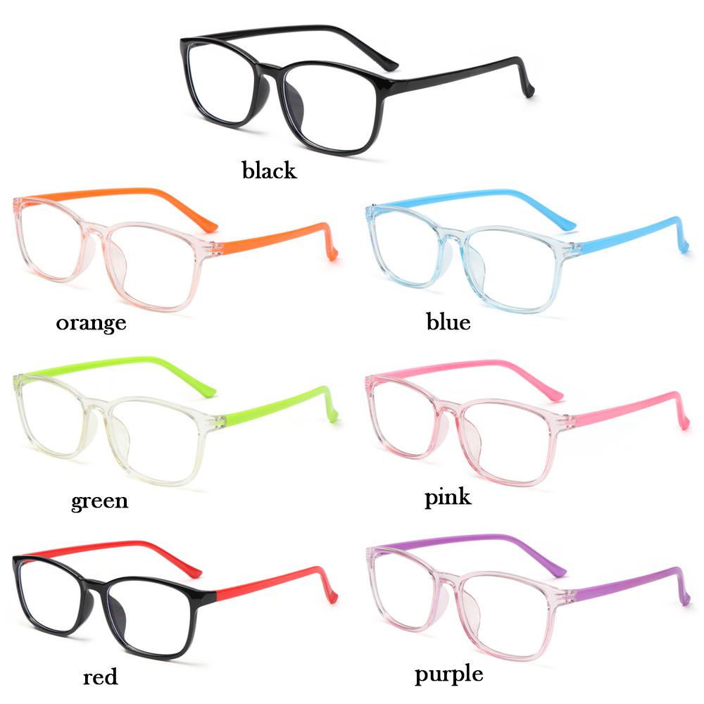 Online Classes Eye Protection Kids Glasses Comfortable Eyeglasses Ultra Light Frame Anti-blue Light