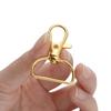 5/10Pcs Swivel Clasps D Rings Alloy Metal Lanyard Snap Hooks Clip Hook for DIY Keychain Bag Key Rings Jewelry Making Supplies