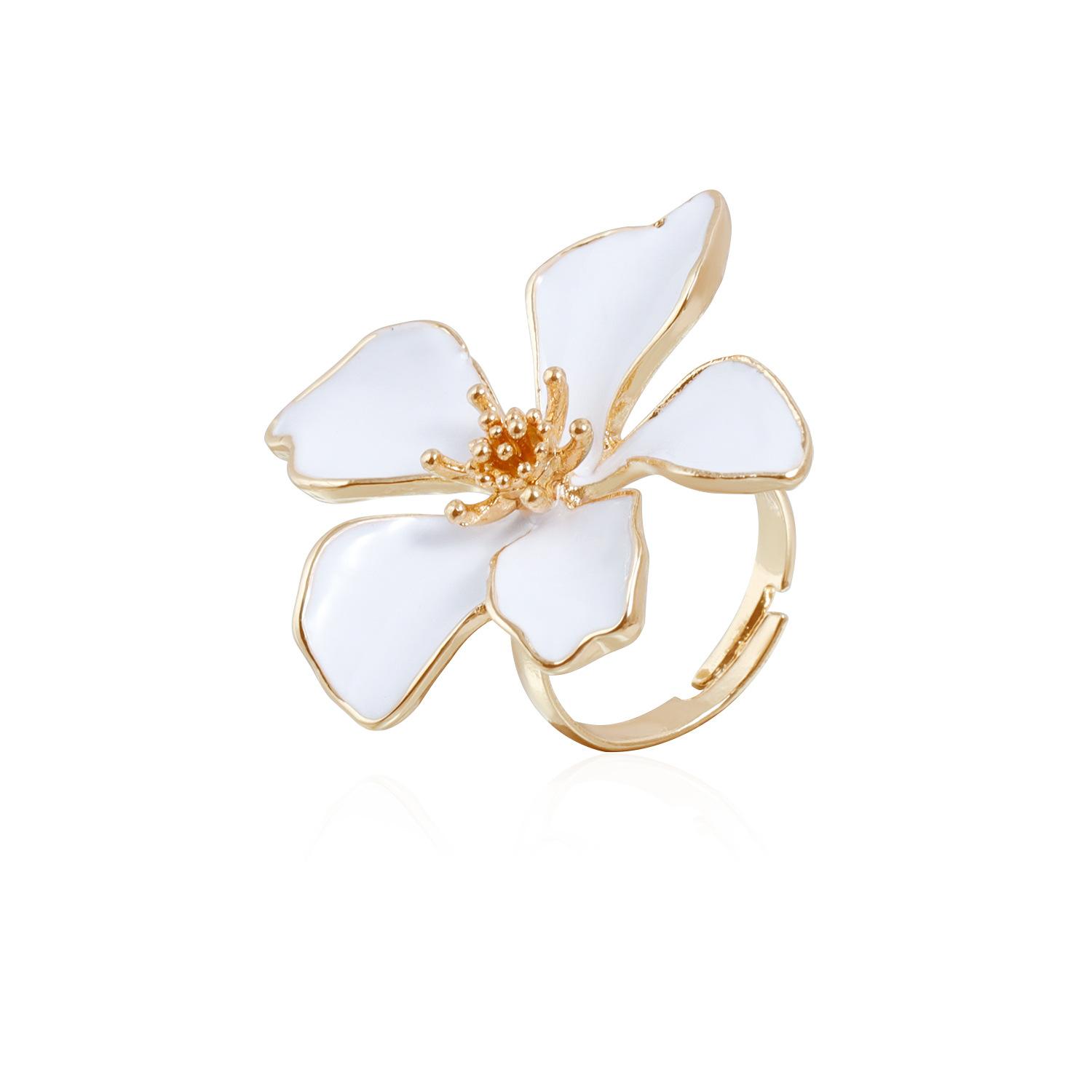

French Luxury Enamel Flower Choker Bracelet, Gentle Elegant High-end Choker 2