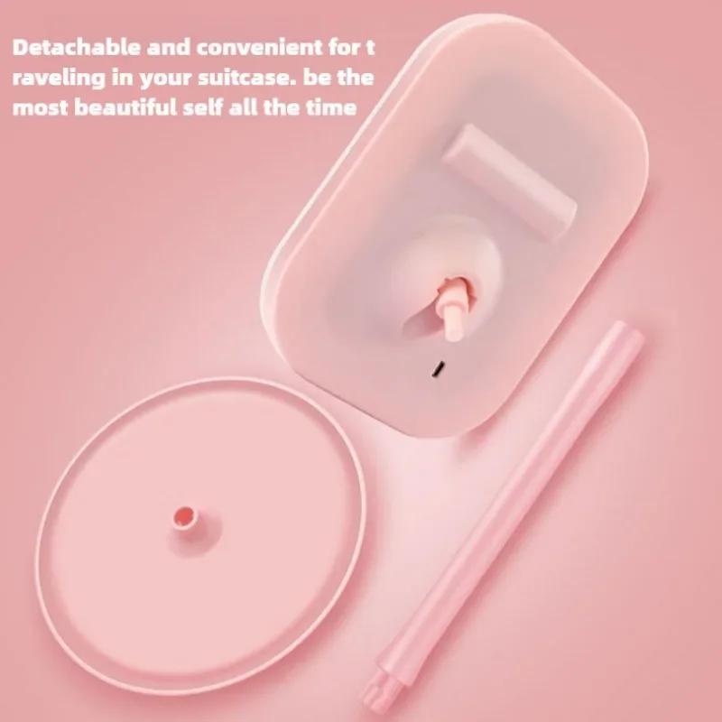 Led Vanity Mirror Intelligent Adjustable Monochrom/3color Light Vanity Mirror Desktop Fill Light Mirror One Touch Charging Model