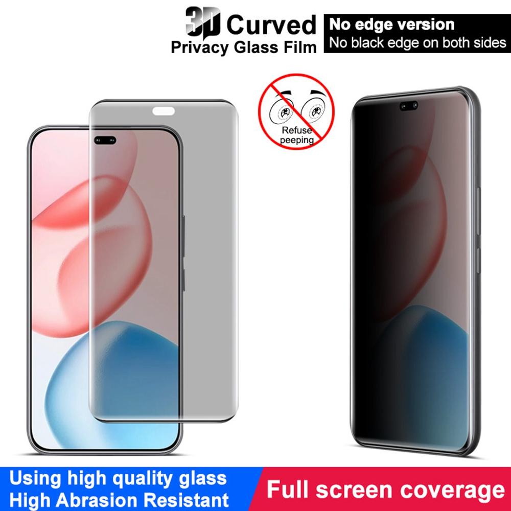 IMAK For Honor 400 Pro 5G (Global) Anti Spy Tempered Glass Screen Protector (No Edge Version)