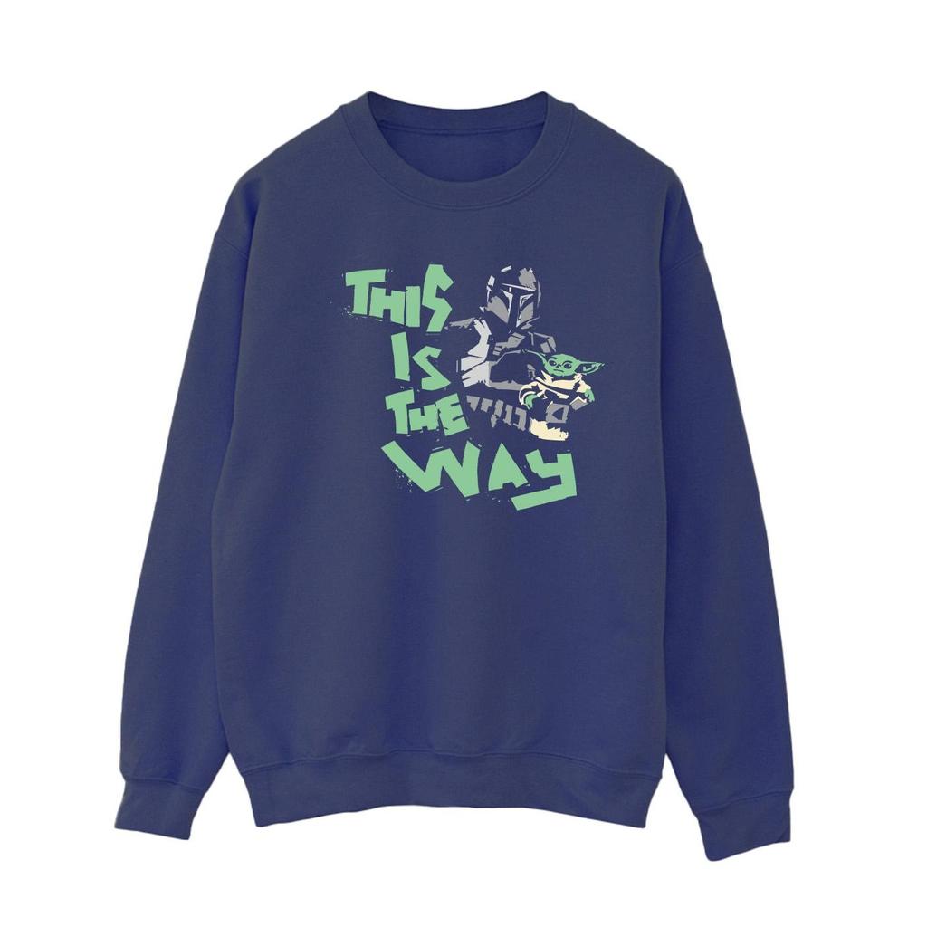 Star Wars Womens/Ladies The Mandalorian This Is The Way Duo Sweatshirt