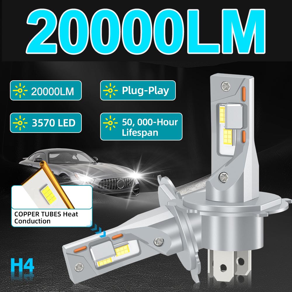 

H4 H7 H11 H9 H8 9005 9003 HB2 Светодиодная Автомобильная Мотоциклетная Лампа Фары Чипы CSP Высокий Низкий Луч Мотоциклетный Фонарь Одиночная Медная Трубка H1